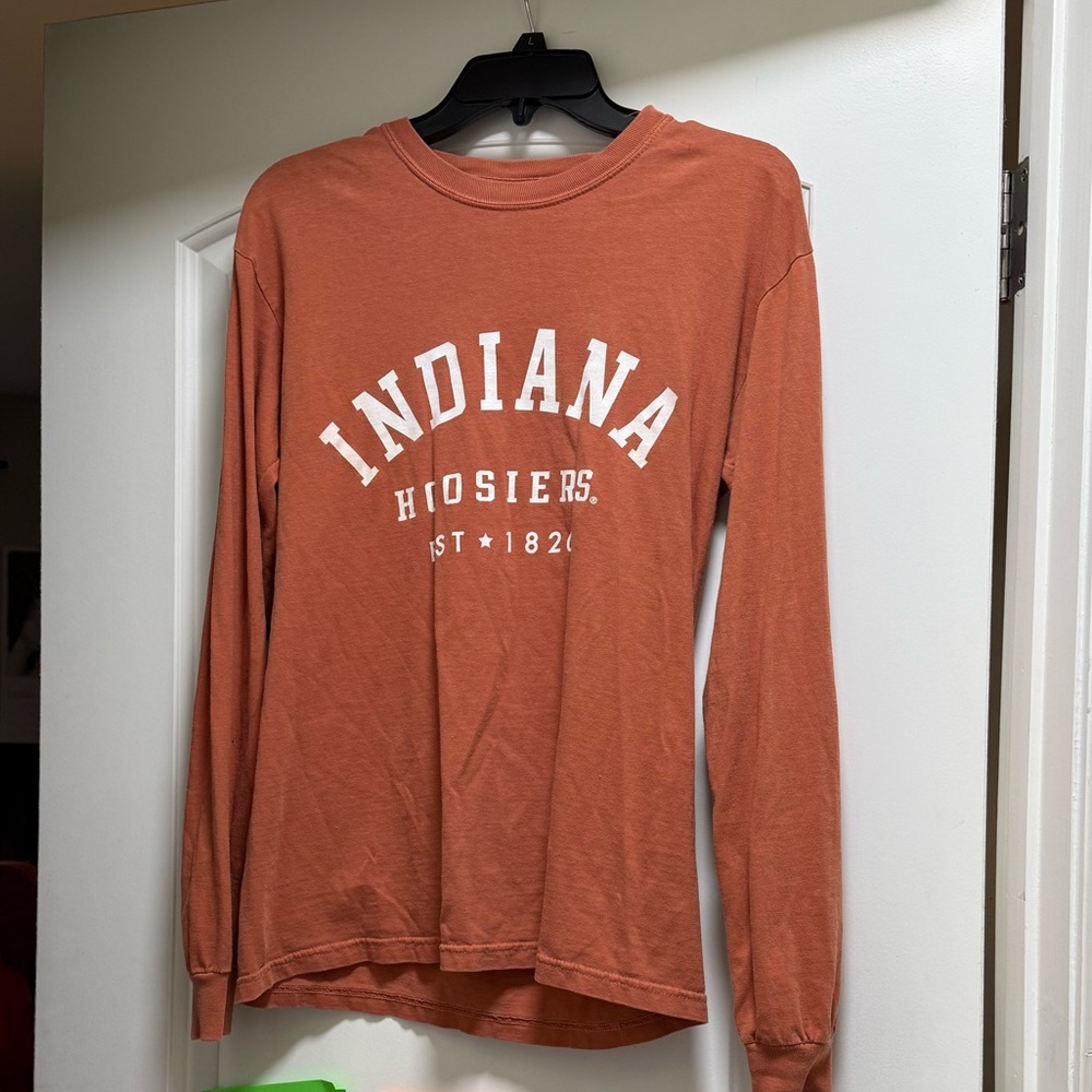 Indiana Hoosiers Long Sleeve Burnt Orange Shirt